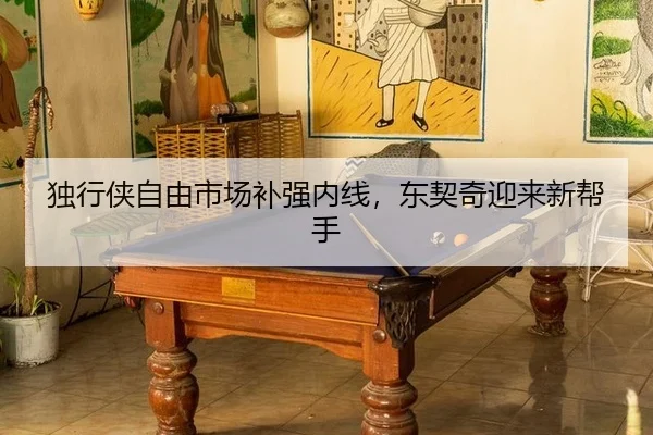 独行侠自由市场补强内线，东契奇迎来新帮手